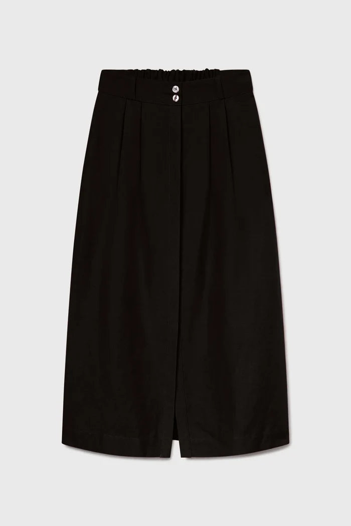 Camille Skirt - Black Trench - Heidi Merrick