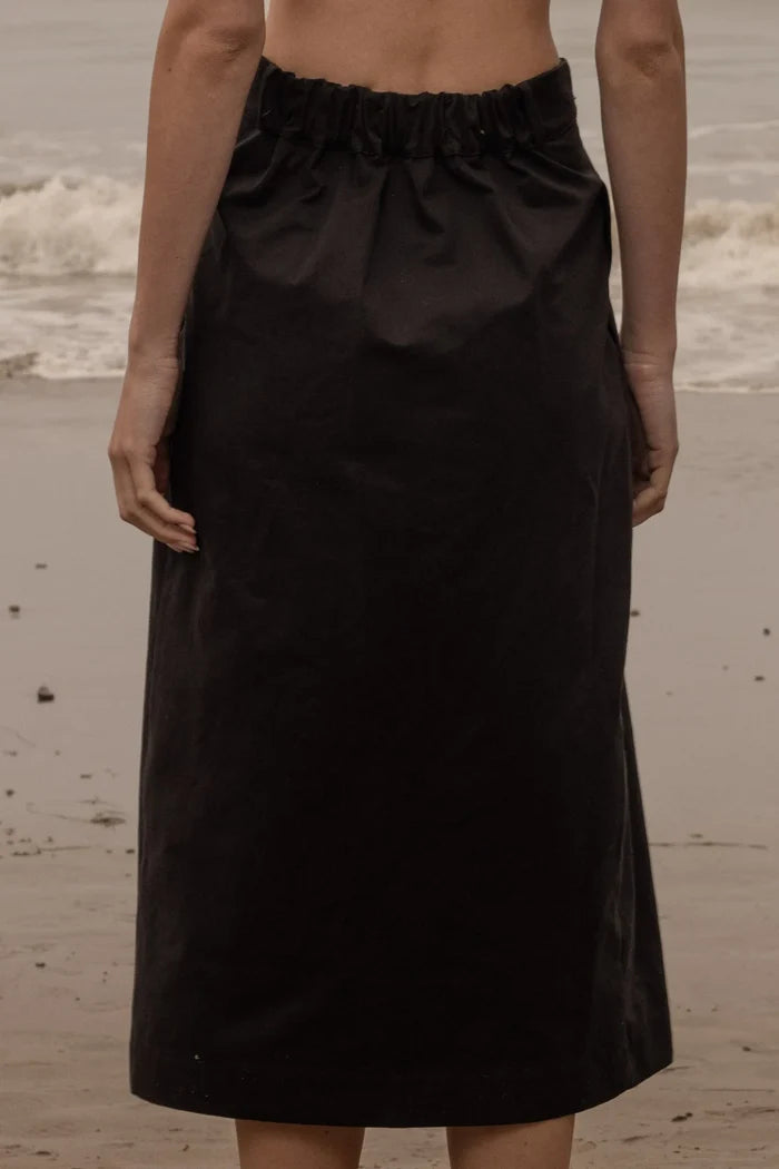 Camille Skirt - Black Trench - Heidi Merrick