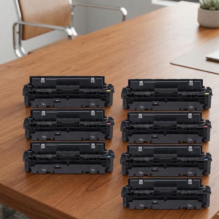 Canon 046H Compatible High-Yield Toner Cartridge 8-Pack Combo