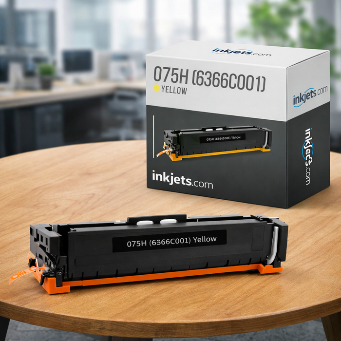 Canon 075H (6366C001) Yellow High-Yield Compatible Toner Cartridge