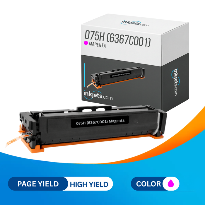 Canon 075H (6367C001) Magenta High-Yield Compatible Toner Cartridge