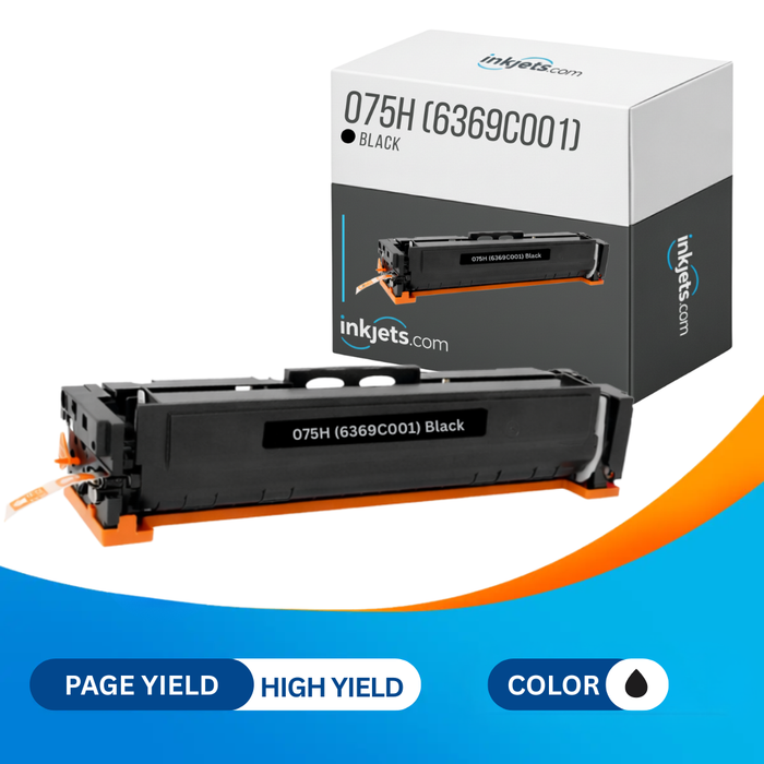 Canon 075H (6369C001) Black High-Yield Compatible Toner Cartridge