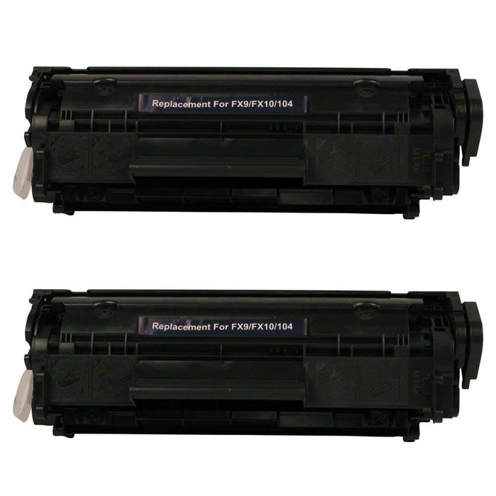 Canon 104 (0263B001) Black Compatible Toner Cartridge Twin Pack