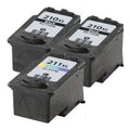 Canon PG-210XL & CL-211XL High-Yield Remanufactured Ink Cartridge 3-Pack Combo