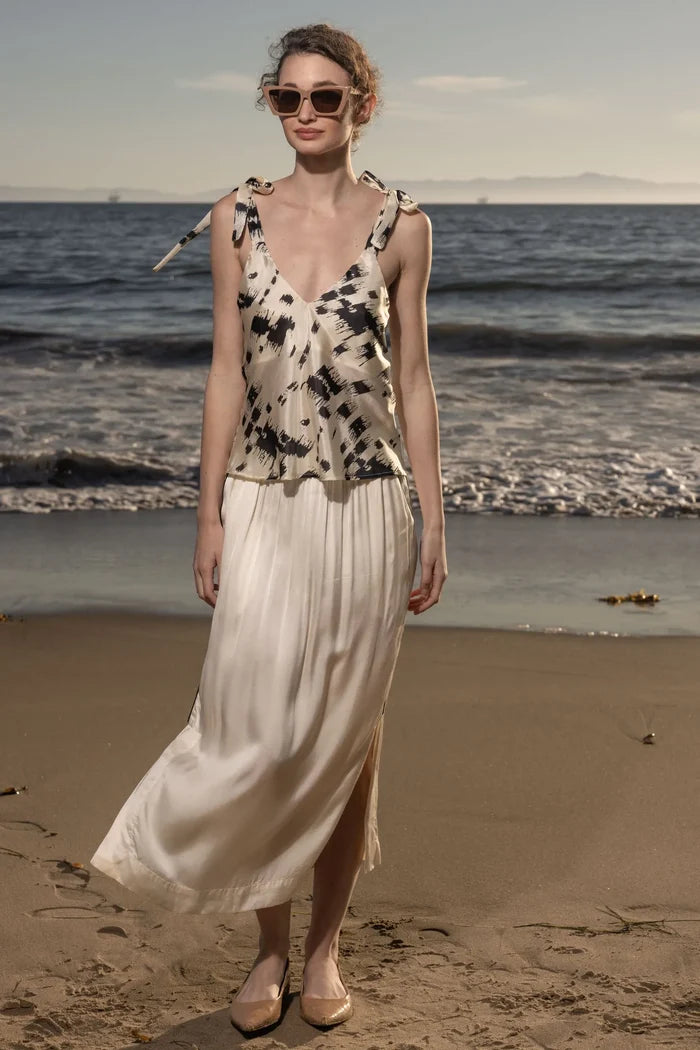 Caraco Top - Winter Silk - Heidi Merrick