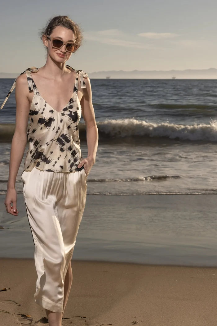 Caraco Top - Winter Silk - Heidi Merrick