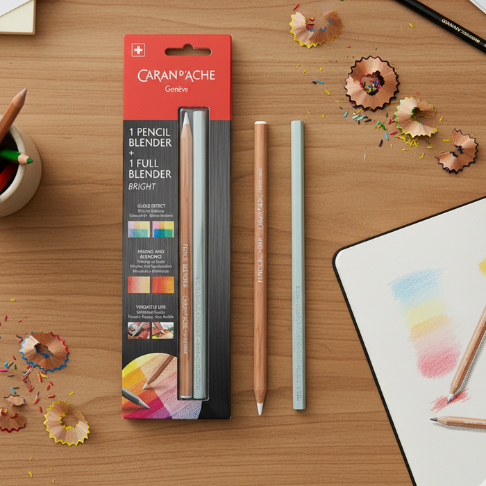 Caran d'ache Full Blender + Pencil Blender 2 PC Set