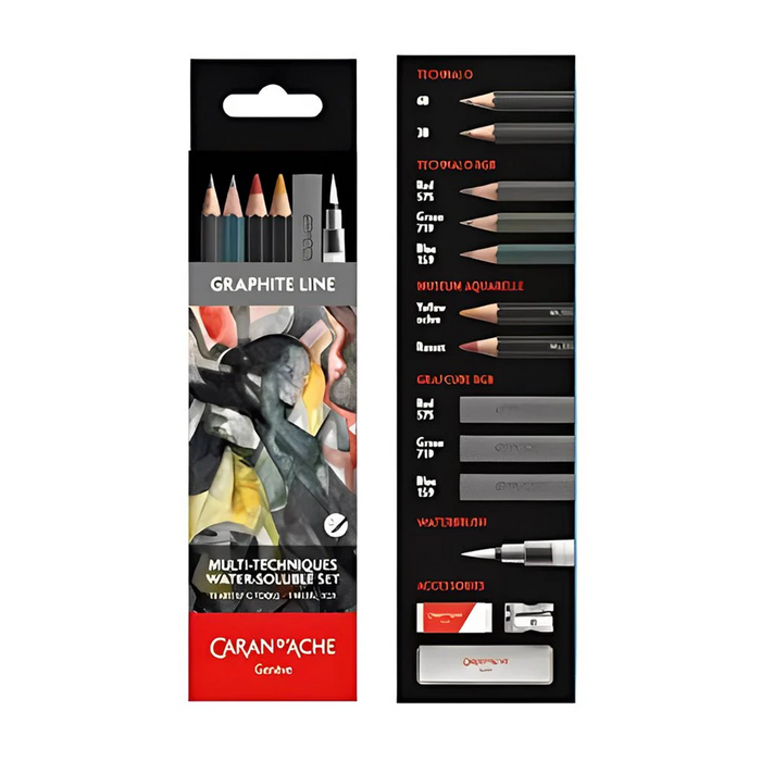 Caran d'ache Multi Technique Sketching Set