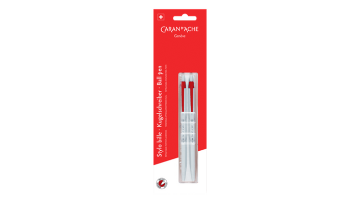 Caran D'Ache Retractable Pen Metal Cartridge Set