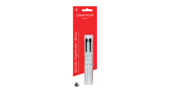 Caran D'Ache Retractable Pen Metal Cartridge Set