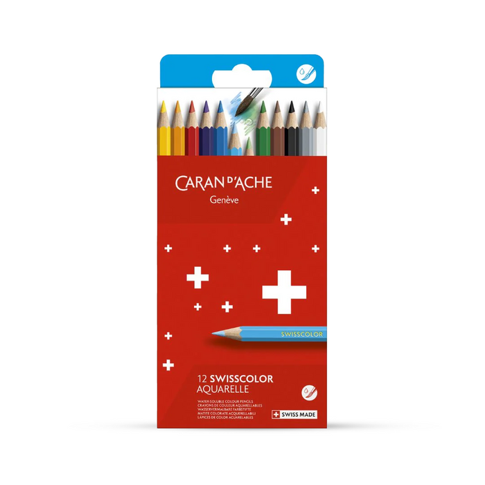 Caran d'ache Swisscolor Water Soluble Pencils Set