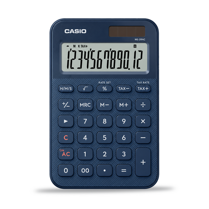 Casio Stylish and Colourful 12-Digit Mini Calculator