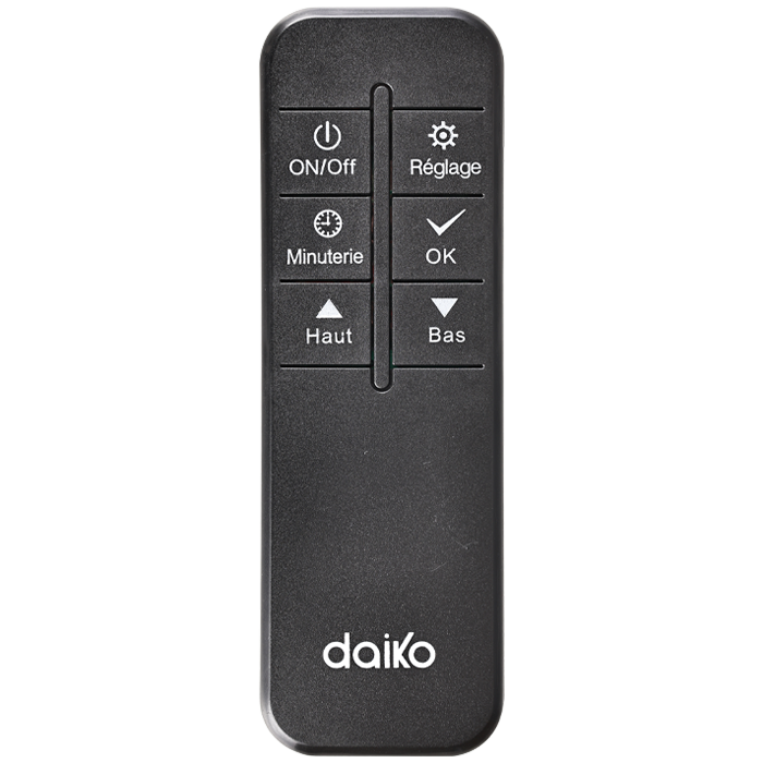 Chauffe-eau électrique Daiko Smart Slim gris foncé 50L avec télécommande