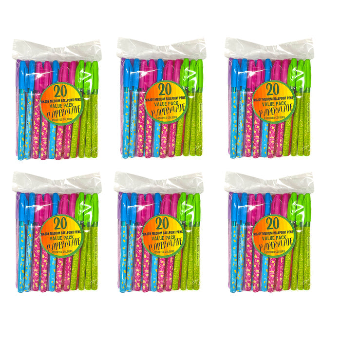 Colorful Pens Bulk Smooth Writing Papermate Inkjoy Stick Ballpoint Pens Pack of 120 - PensAndPencils.Net