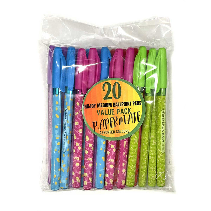 Colorful Pens Bulk Smooth Writing Papermate Inkjoy Stick Ballpoint Pens Pack of 120 - PensAndPencils.Net