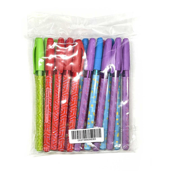 Colorful Pens Bulk Smooth Writing Papermate Inkjoy Stick Ballpoint Pens Pack of 120 - PensAndPencils.Net