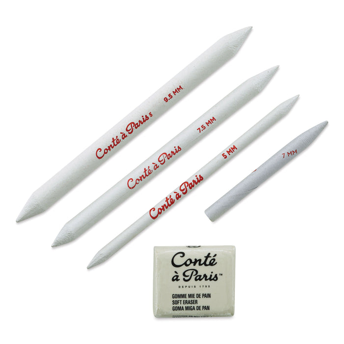 Conte a Paris Set of Blending Stumps & Eraser