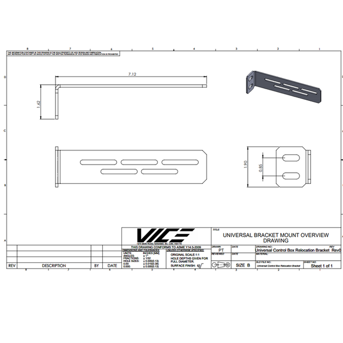Control Box Relocation Kit | WARN VR EVO | Universal Mounting