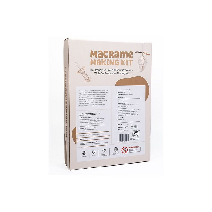 Creative Jack Macrame Making Knotting Kit for Teens & Adults Age 14+