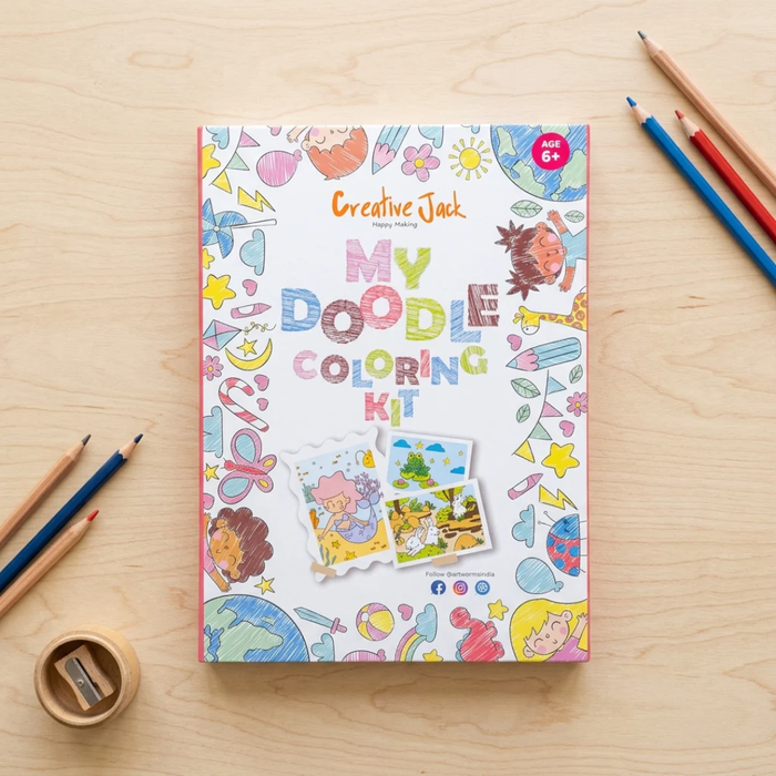 Creative Jack My Doodle Coloring Kit DIY Coloring & Drawing Kit