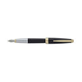 Cross Aventura Black Lacquer Gold Trim Fountain Pen Medium  Cross Fountain Pens