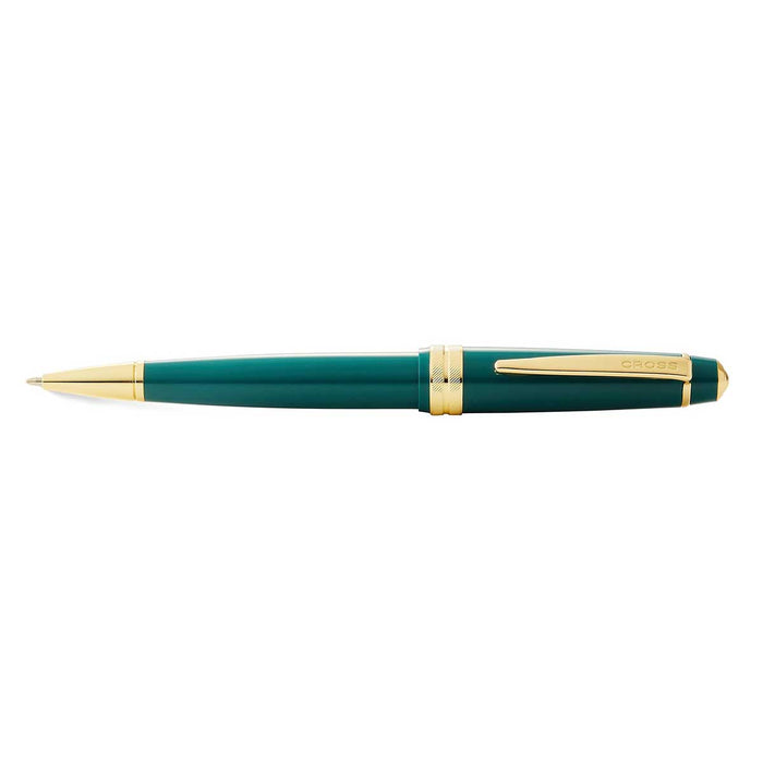 Cross Bailey Light Green and Gold Ballpoint Pen + 2 Black Medium Refills - PensAndPencils.Net