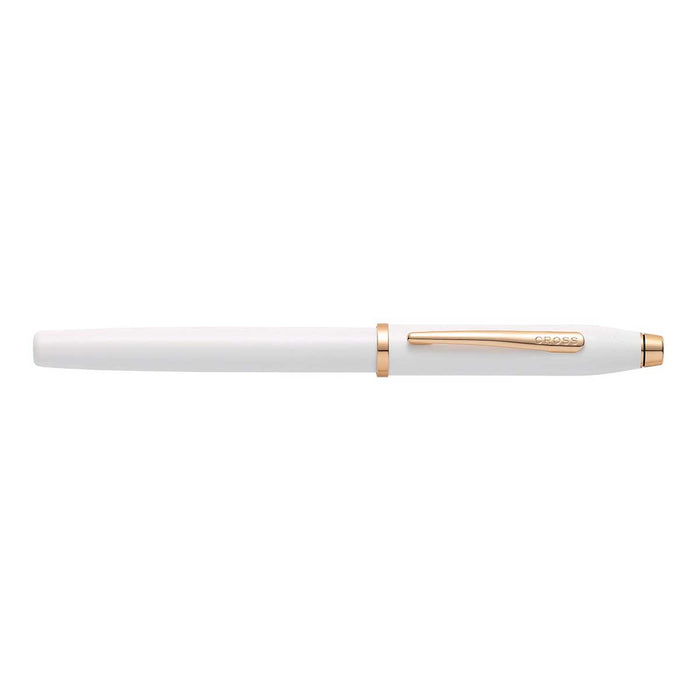 Cross Century II Pearlescent White Rose Gold Lacquer Fountain Pen Medium AT0086-113MF  Cross Fountain Pens