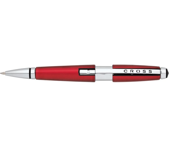 Cross Edge Formula Red Retractable Capless Rollerball Pen AT0555-7 - PensAndPencils.Net
