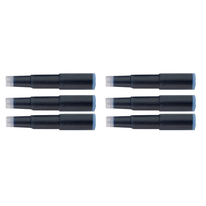 Cross Fountain Pen Ink Cartridges Blue Black Pack of 6, 8924  Cross Fountain Pen Ink Cartridges