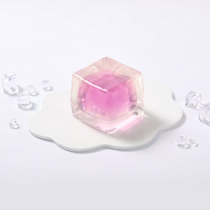 Crystal Pink Ice Cube Taba Squishy