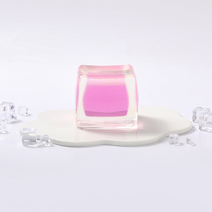 Crystal Pink Ice Cube Taba Squishy
