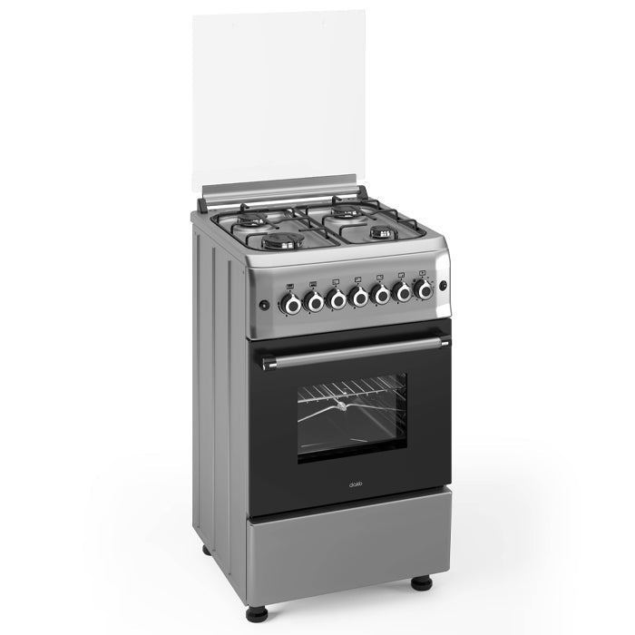 Cuisinière à gaz 50cm 4 brûleurs grill Daiko