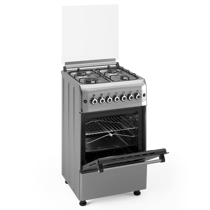 Cuisinière à gaz 50cm 4 brûleurs grill Daiko