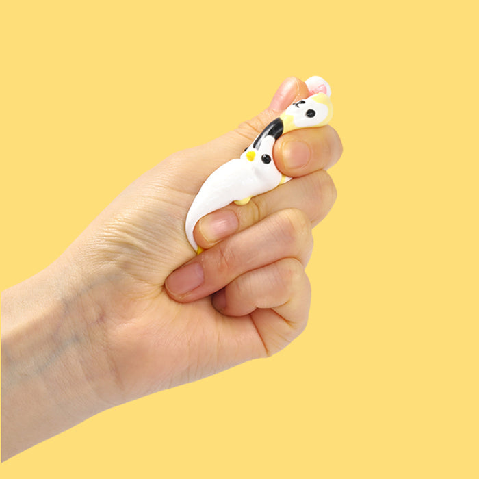 Cute Little Dog Head Penguin Taba Squishy