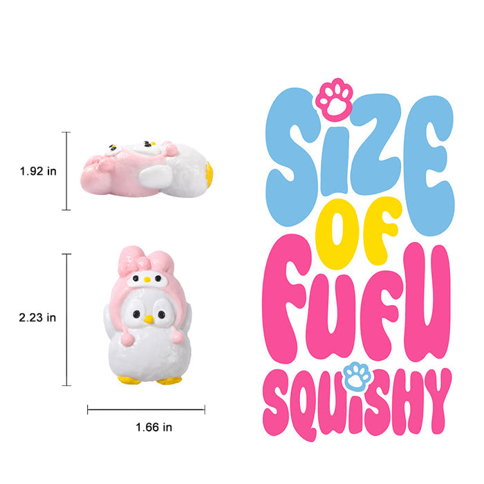 Cute Little Pig Head Penguin Taba Squishy