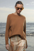 Daily Sweater - Chestnut - Heidi Merrick