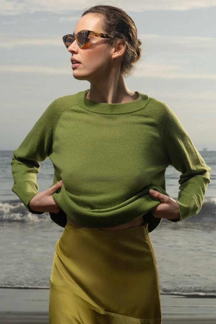 Daily Sweater - Pea - Heidi Merrick
