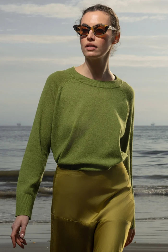 Daily Sweater - Pea - Heidi Merrick