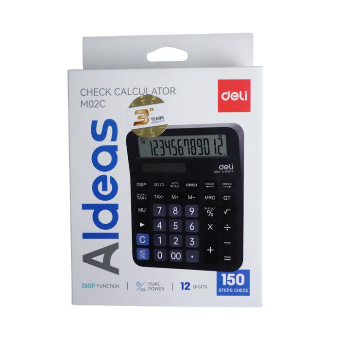 Deli Aldeas Check Desktop Calculator