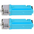 Dell 330-1437 (T107C) Cyan High-Yield Compatible Toner Cartridge Twin Pack