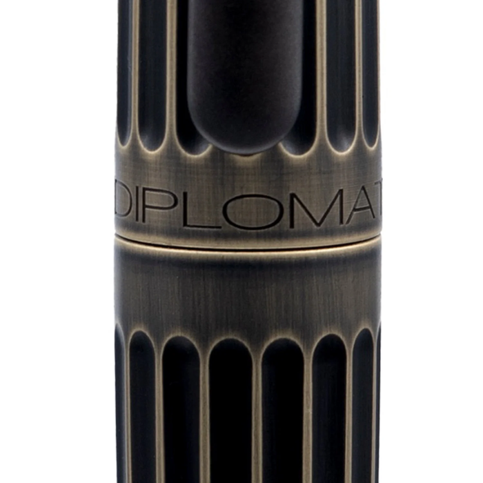 Diplomat Aero Oxyd Brass Ballpoint Pen