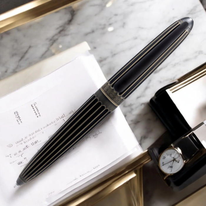 Diplomat Aero Oxyd Brass Ballpoint Pen