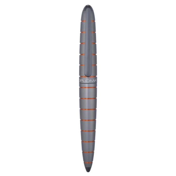 Diplomat Elox Ring Grey/Orange Roller Ball Pen D40354030