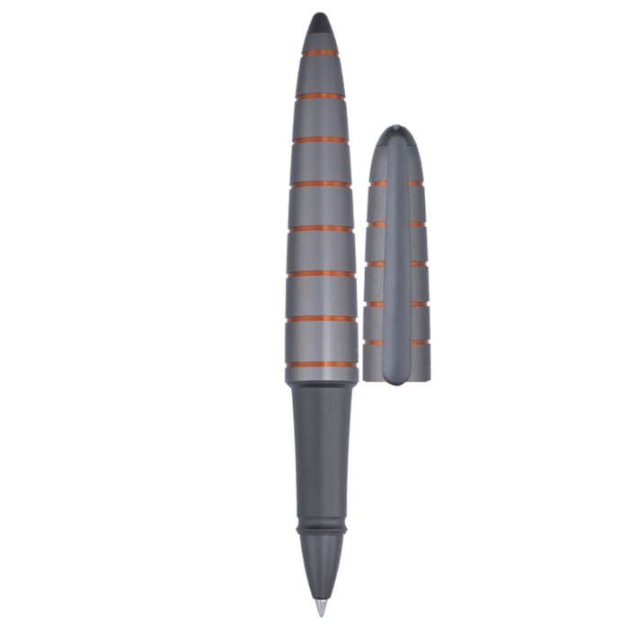 Diplomat Elox Ring Grey/Orange Roller Ball Pen D40354030
