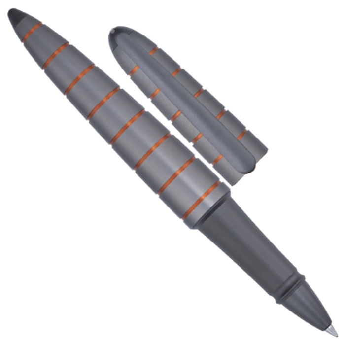 Diplomat Elox Ring Grey/Orange Roller Ball Pen D40354030