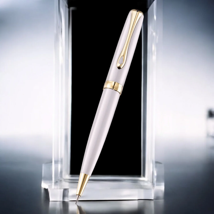 Diplomat Excellence A2 Pearl White Gold Mechanical Pencil D40219050