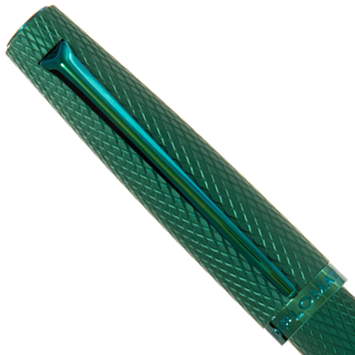 Diplomat Viper Green Guilloche Fountain Pen