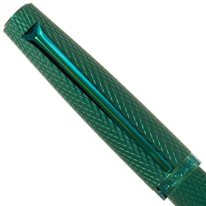 Diplomat Viper Green Guilloche Roller Ball Pen D41304030