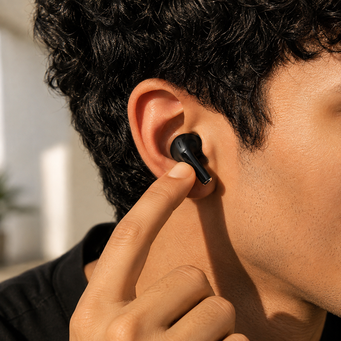 Écouteurs sans fil Bluetooth noir Daiko Pro Tunes