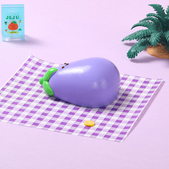 Eggplant Baby Taba Squishy